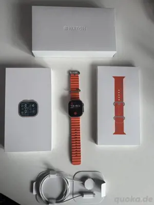 Apple Watch Ultra 2   49 mm Titan | GPS + Cellular | Ocean Band Orange