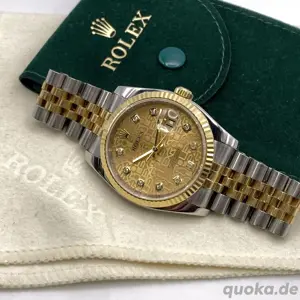 Rolex Datejust 36mm Steel Gold Steel Jubilee Diamond Dial Automatic Watch 116233