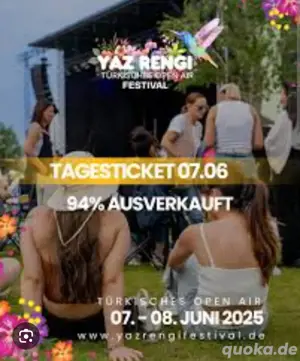 Ticket für Yaz Rengi Festival Samstag