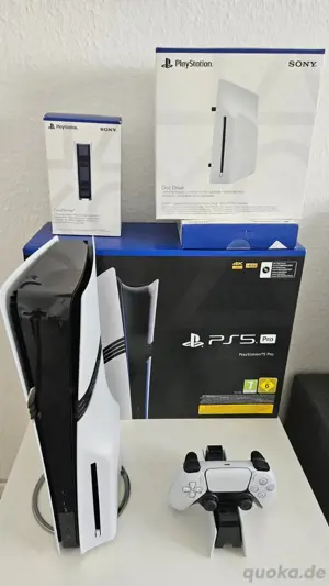 PS5 Pro inkl. Disc Laufwerk, Standfuß, Rechnung (wenige Wochen alt),