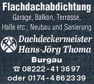 Flachdachabdichtung vom Dachdeckermeister
