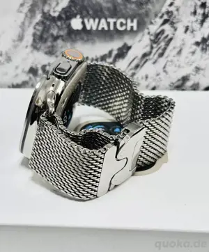 Apple Watch ULTRA 2 49mm CUSTOM Diamond Polished Apple Titanium Milanaise Loop