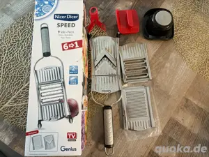 Nicer Dicer Speed 6-in-1, mit allem zubehör (außer Behälter) 