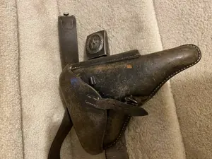 Holster P08 mit Gurtel aus Wk2 