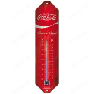 Schönes Coca Cola Thermometer rot