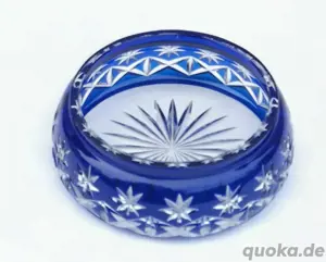 ! ! ! Konfektschale Blau-Kristall Bild 2