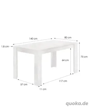 Esstisch 140x80