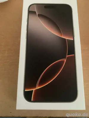 I phone 16 Pro Max wüstensand