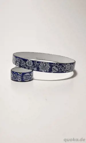 Emaille Set | Armreif & Ring | Schmuck | Alter Schmuck | Nachlass