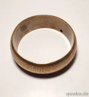 Armreif Messing | Armband | Armschmuck | Alter Schmuck Bild 6
