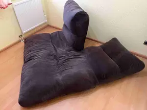 Klapp- und Schlafcouch braun