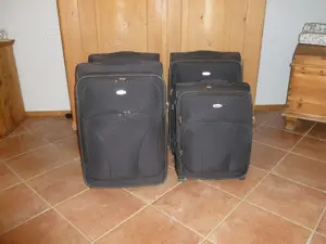 3 Reisekoffer, 2 große und 1 kleinen, sehr gut erhalten