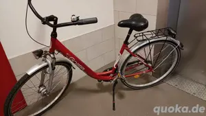 Damenfahrrad in Rot 
