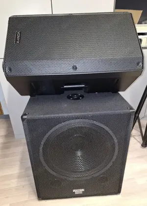 2000WATT Aktiv Spitzen Power, Bluetooth-USB, 18"Bass-15"Top, PA-Karaoke-DJ-Events, mehrere Lieferbar Bild 2