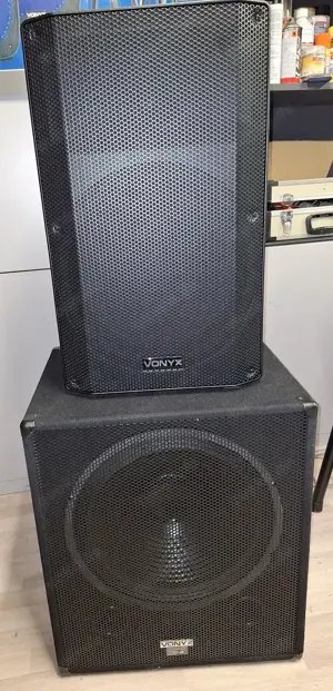 2000WATT Aktiv Spitzen Power, Bluetooth-USB, 18"Bass-15"Top, PA-Karaoke-DJ-Events, mehrere Lieferbar Bild 3