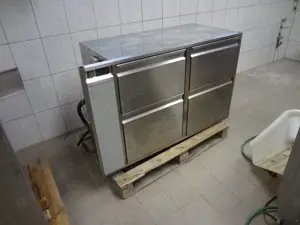 Gastro Edelstahl Barkühltisch 4 Schubladen Kühlung
