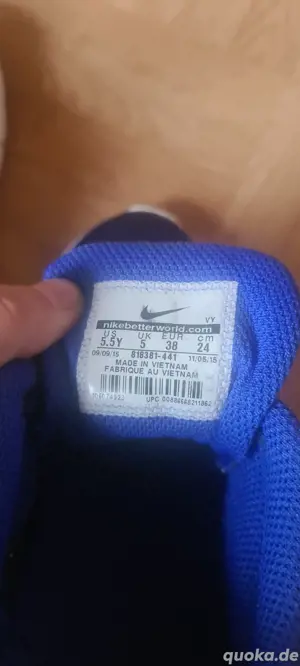 Nike sneaker größe 38