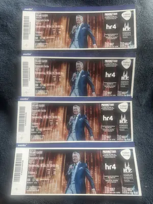 4x Roland Kaiser Tickets Open Air Domplatz Fulda