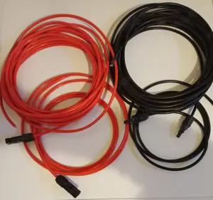 Solarkabel Rot Schwarz 6 mm  MC4 Verlängerungskabel