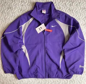 Supreme x Nike Track Jacket purple