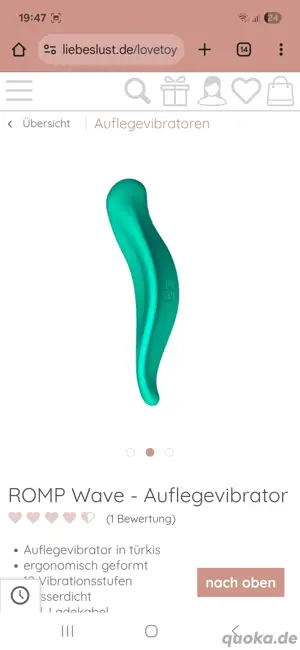 Auflege vibrator