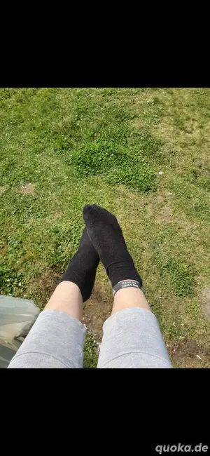 Getragene Socken