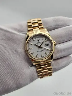 Rolex Day-Date President 18k Gold Full Set LC150 TOP