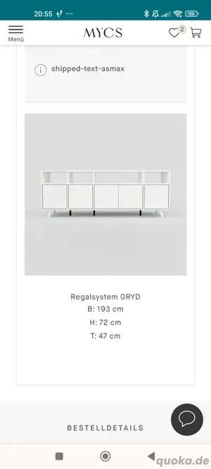 Mycs Tv Bank oder Vinylaufbewahrung 