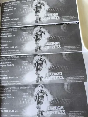  4 Tickets für Starlight Express am  
