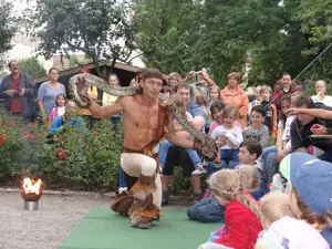 Dschungelshow - Kleine Feuershow mit Schlangenshow Bild 4
