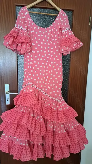 Wunderschönes Flamencokleid lang