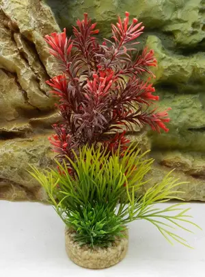 Gestaltung von Terrarium oder Aquarium-Deko,Kunststoffpflanze,NEU