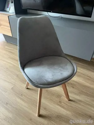  3 Samt-Stühle 