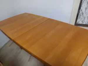 Großer ausziebarer Tisch , Buche Bild 3