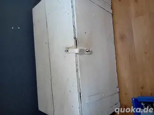 Holzkiste    Schatzkiste Weiß Alt Maße 96   59   54 cm