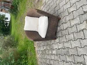  1 schöner Rattansessel zu verkaufen