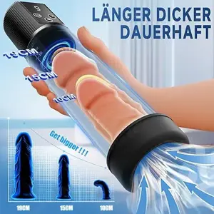 Penispumpe Vakuumpumpe Penisvergrößerung 9 Saugstufen 9 Trainingsmodi Masturbator 7-Stück-Set