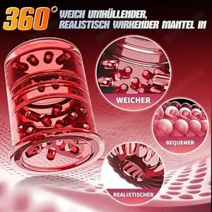 Sex Spielzeug 3 in 1 APP Masturbator 9 Teleskopfunktion & Rotierend & Saugen LCD-Display Penispumpe  Bild 6