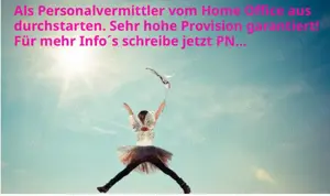 TOP Verdienst als Personalvermittler (Home Office möglich)