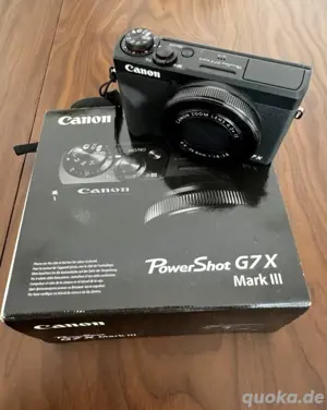 Canon PowerShot G7 X Mark III 20.1MP Kompaktkamera - Schwarz