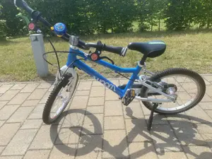 Woom 3 Kinderfahrrad Fahrrad Blau 16 Zoll mit Seitenständer - Super Zustand