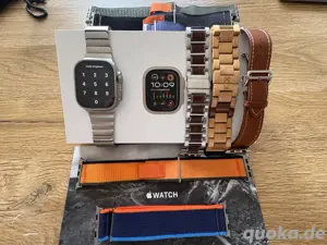 Apple Watch Ultra 2 *MEGA SET* Inkl. 10 Armbänder 49mm *Edelstahl *