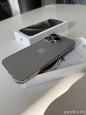 Apple iPhone 15 Pro, 256 GB, Titan Natur, OVP, Bestzustand
