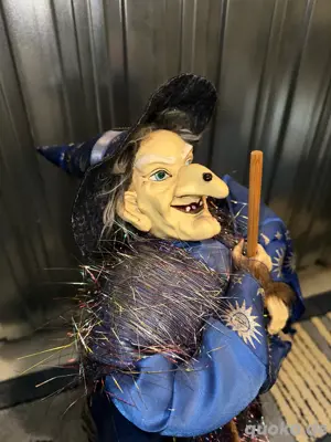 Figur, Hexe, Halloween, Fasching Bild 4