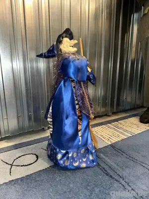 Figur, Hexe, Halloween, Fasching Bild 3