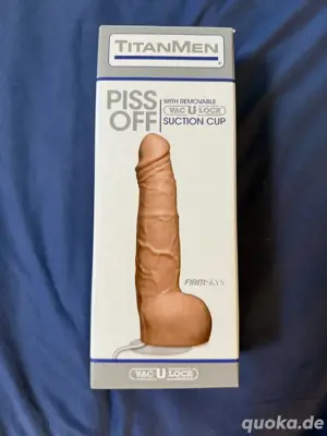 Doc Johnson Piss Off Squirting Cock Vanilla Spritz Dildo