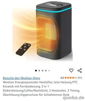 desktop heater heizlüfter