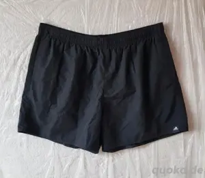 Adidas Sporthose kurz schwarz Sommer Trainigshose Schwimmhose