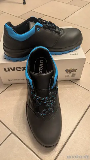uvex 2 xenova  Halbschuhe S2 schwarz, blau Gr. 44