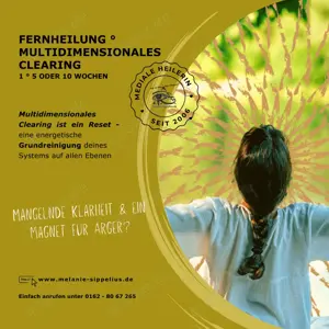 Fremdenergien entfernen   Multidimensionales Clearing   JEDEN MONTAG   60 Min.